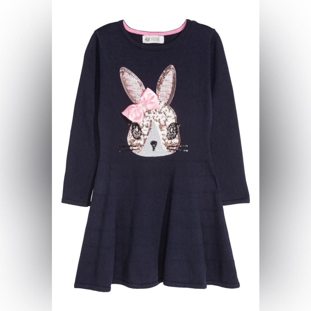 H&M‎ Sequin-embroidered dress SIZE 4-6Y